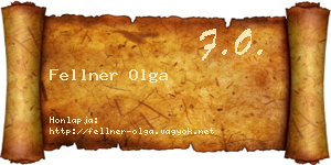 Fellner Olga névjegykártya